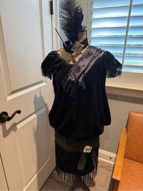 Deluxe Velvet Flapper Costume